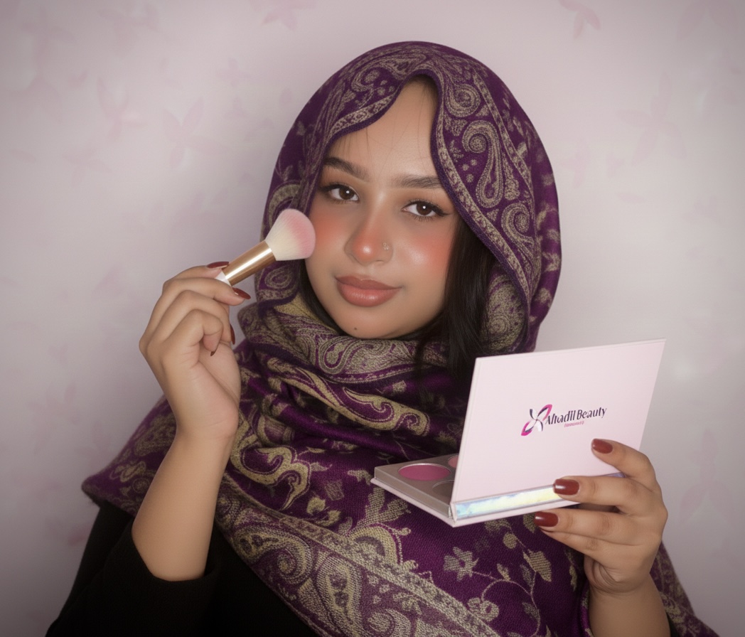 Blusher and highlights palette